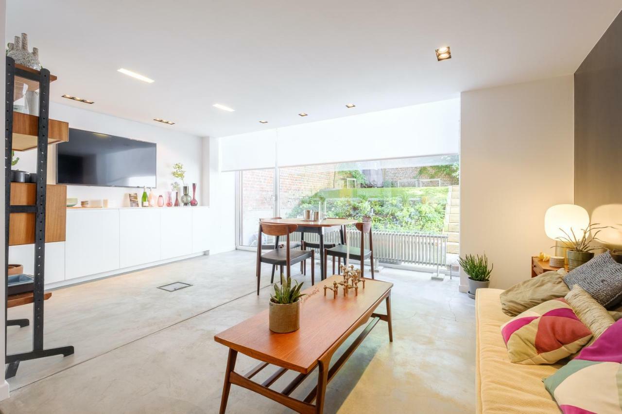 1Bd Apartment With Garden Brugmann Area Bryssel Exteriör bild